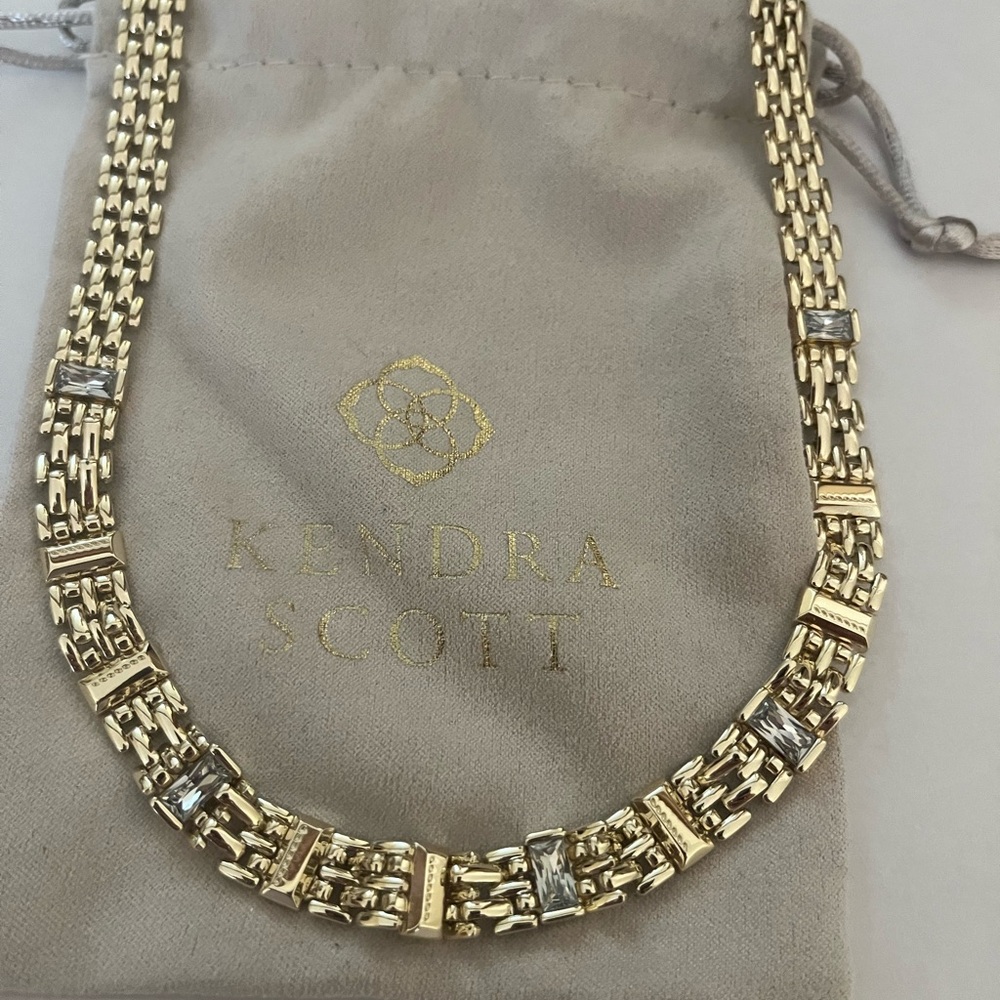Kendra Scott Gold Lesley Collar Necklace
